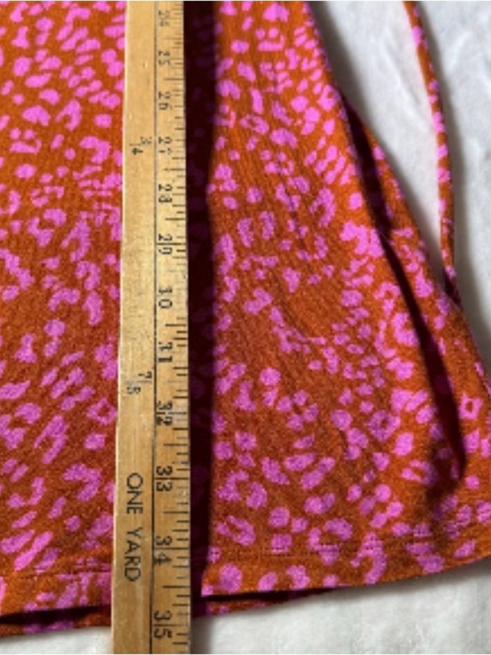 Free People Pink & Rust Cutout Short Sleeve Mini Dress - Picture 5 of 5